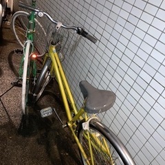 【ネット決済】自転車　黄色