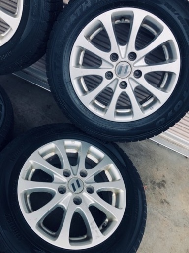 冬タイヤ 195/65/R15 プリウス等用アルミ付スタッドレス 4本組