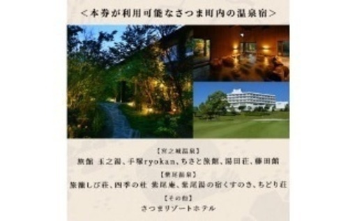 さつま町旅行宿泊券40,000円分