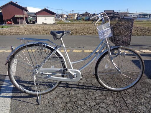 sweet Lib 26インチ 軽快車 シルバー (165)