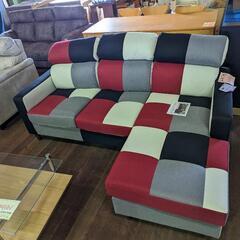 新品カウチソファー！左右どちらでもカウチOKです！あと1台！