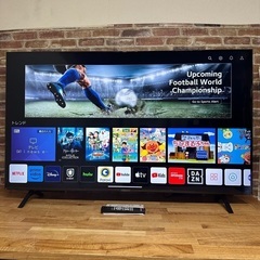 即日受渡❣️全国送料込展示品4K50型AndroidTV地デジ.BS.CS視聴可 即日受渡❣️今年購入4K液晶TV65型85000円