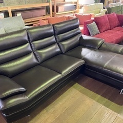 カウチソファー！本革オイル塗装！30万円ヲ84,800円