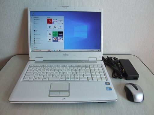 高速SSD240GB搭載　Fujitsu FMV-BIBLO NF/E55 ノートパソコン　(a255)
