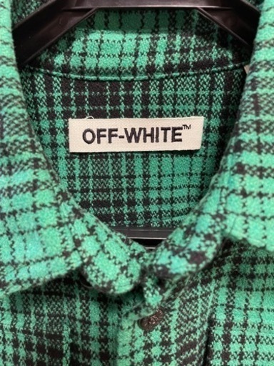 【美品】今だけ価格‼️OFF-WHITE オフホワイトの厚手のシャツジャケット②