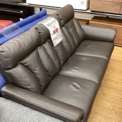 KL-30【新入荷 リサイクル品】本革 3シーターソファ ブラウン