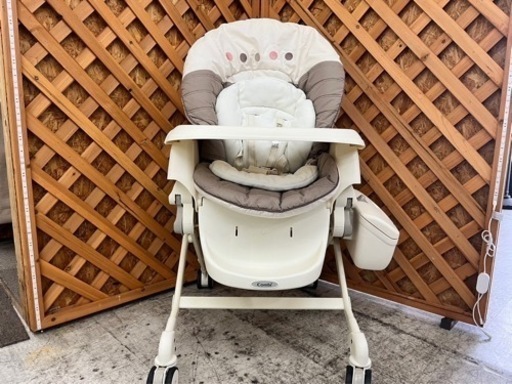 【愛品館江戸川店】コンビ ネムリラオートスウィング ココアブラウン ハイローチェア ID110-023732-007