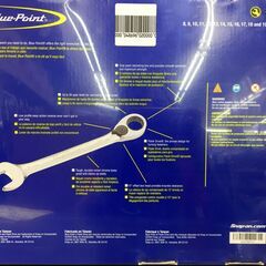 ブルーポイント　BOERM712　コンビレンチセット　未使用品　【ハンズクラフト宜野湾店】 ブルーポイント BOERM712 コンビレンチセット 未使用品 【ハンズ