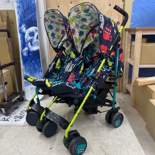 双子用ベビーカー ベビーカー バギー 二人乗り 双子 コサット スパドゥパ スパデュパ ツインベビーカー 二人乗りベビーカー 耐荷重25kg supadupa イギリス cosatto