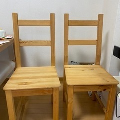 IKEAの椅子2つセット