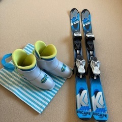 k2・hart ☆子供スキー112センチ・ブーツ24センチ☆ 青　