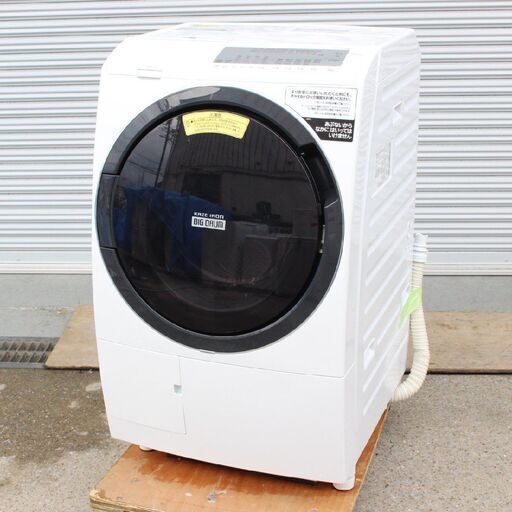 T570) 日立 洗濯10.0kg 乾燥6.0kg 2020年製 ドラム式洗濯機 BD-SG100FL 風アイロン ヒートサイクル 左開き HITACHI 10kg 洗濯 乾燥 家電