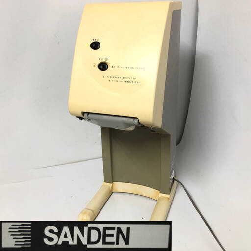KI13/81　動作品 SANDEN サンデン ソフトアイス アイスマシン CIM-03A-B One Shot OS3 ワンショット ソフトクリームマシン 厨房機器