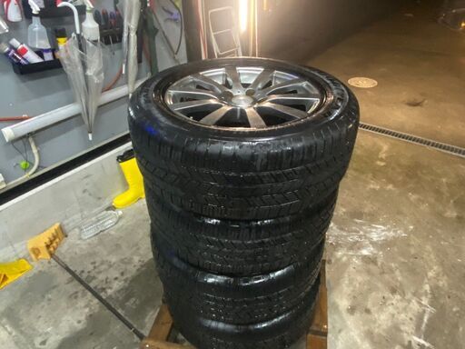 255/55R18 ホイール付タイヤ4本セット グッドイヤー マッドアンド