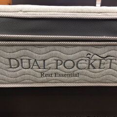 【愛品館八千代店】ニトリ　ダブルベッド　デュアルポケット　③