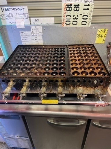 たこ焼き焼き器と銅板セット