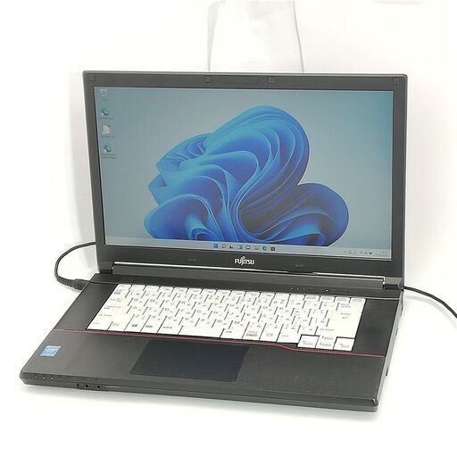 保証付 日本製 Wi-Fi有 15.6型 ノートパソコン 富士通 A574/M 中古良品 第4世代 Core i5 8GB DVDRW 無線 Bluetooth Windows11 Office