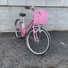 【ネット決済】女の子用　自転車　ピンク　22インチ