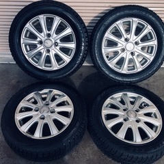 冬タイヤ 155/65R13 軽自動車用アルミ付きスタッドレス 4本組