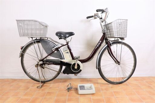 LMH14 YAMAHA PAS ヤマハ パス 電動アシスト自転車 充電器付き 26インチ
