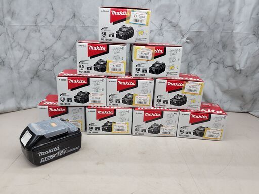 年末大特価！！　マキタ　BL1860B　18V6.0Ah　未使用純正バッテリー　数量・店頭販売限定！