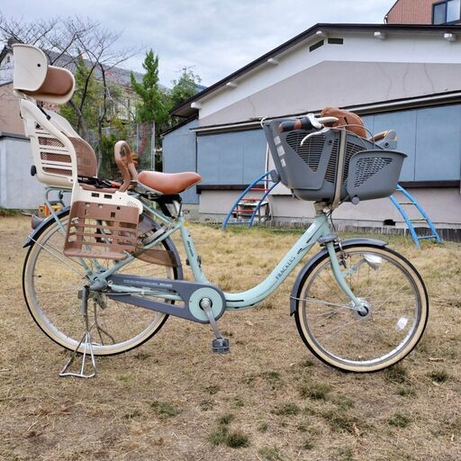 丸石サイクル ふらっかーずスティーナ OGK製リアチャイルドシート付き