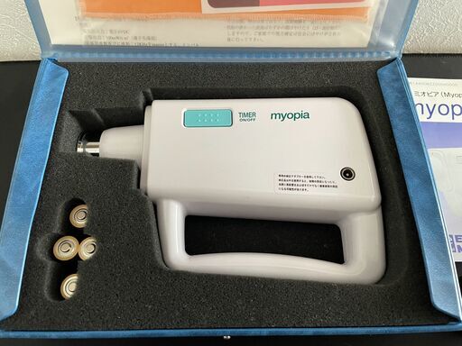 新型 myopia ミオピア AC電源アダプター対応 超音波治療器 近視