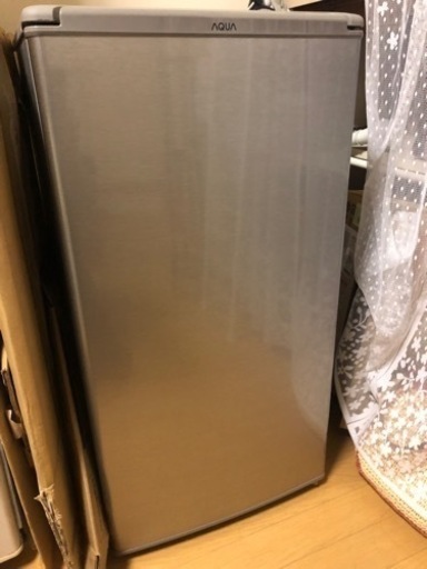 2021 美品 AQUA冷蔵庫 75L AQR-8G（S）3か月のみ使用 長期保証込み