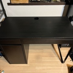 【IKEA】パソコン デスク オフィス 自宅作業 リモートワーク 黒