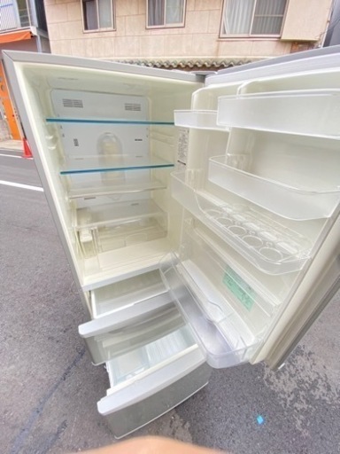 泡洗浄大型冷蔵庫パナソニック321L 自動製氷機付き大阪市内配達設置無料保証有り