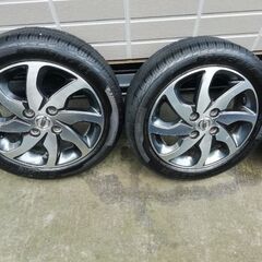 中古アルミタイヤ165.55R14 日産純正アルミ