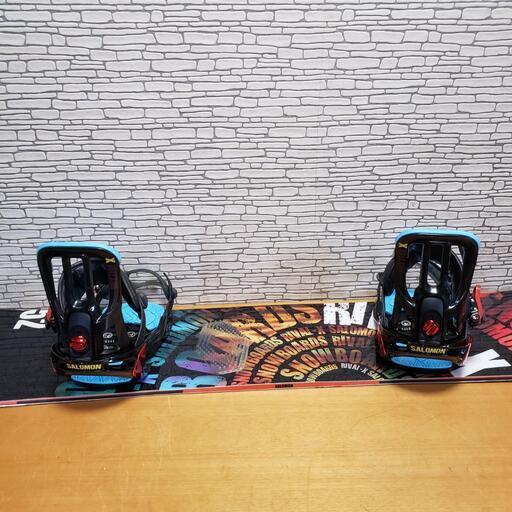 【2点セット】スノーボード SALOMON RIVAL.X 152cm SALOMON RIVAL スノーボード152cmセット
