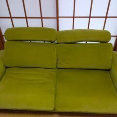 無印良品 2.5シーター ワイドアーム フェザークッション2層 ソファベッド