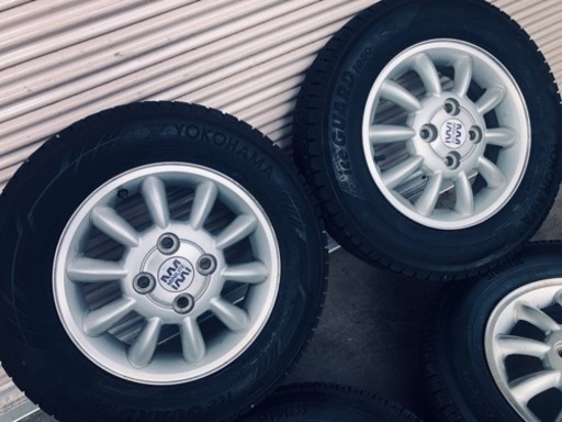 冬タイヤ 155/80R13 軽自動車用アルミ付きスタッドレス 4本組 冬タイヤ 155/80R13 軽自動車用アルミ付きスタッドレス 4本組