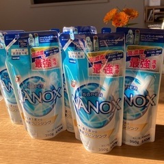 洗剤　ナノックス　NANOX 詰め替え 5つまとめて