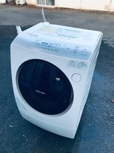 ①♦️EJ1164番TOSHIBA東芝ドラム式電気洗濯乾燥機
