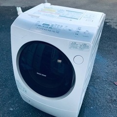 ①♦️EJ1164番TOSHIBA東芝ドラム式電気洗濯乾燥機
