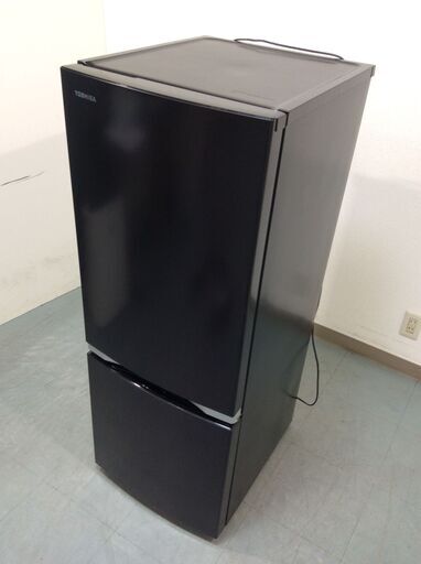 （1/15受渡済）JT5592【TOSHIBA/東芝 2ドア冷蔵庫】極美品 2021年製 GR-S15BS-K 家電 キッチン 冷蔵冷凍庫 右開き 153L