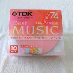 音楽用CD-R(10枚)、データ用DVD-R(4枚)
