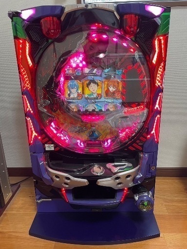 CR新世紀エヴァンゲリオン 使徒再びSFW  実機　土台付き　パチンコ台