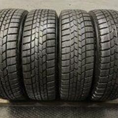 【GOODYEAR ICENAVI6 175/65R15】スタッドレス【NIRVANA 15インチ 5.5J4HPCD100+42】18年製 バリ溝 キューブ ヴィッツ フィット等　(TA683)クレジットカード QRコード決済可能