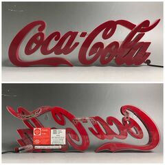 🔷🔶🔷〇ut4/35※ジャンク品※　コカ・コーラ/Coca-Cola　電飾看板　ネオンディスプレイ　サインライト　Coca Cola　コカコーラ　ペニージャパン　🔷🔶🔷