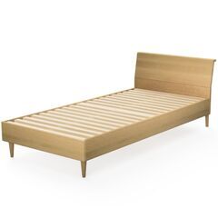 🔷🔶🔷〇ba13/81 未使用 飛騨産業 キツツキ 月光 スタンダードベッド シングル ベッドフレームのみ HBS WO ホワイトオーク 寝具 ベッド HIDA 家具 🔷🔶🔷