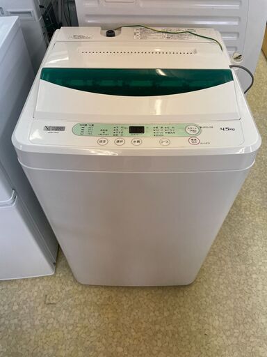 YAMADA  ヤマダ電機　全自動電気洗濯機　YWM-T45G1　2019年製　美品