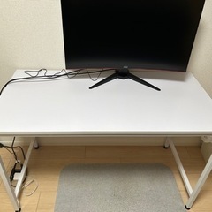 【美品】パソコンデスク、ダイニングテーブル、白