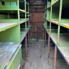 中古　アルミコンテナ　物置