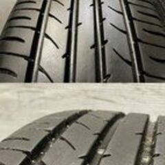 【TOYO NANOENERGY 3 plus 205/65R15】夏タイヤ【SEIN 15インチ 6J5HPCD114.3+53】18年製 バリ溝 ステップワゴン ストリーム等　(TG871)クレジットカード QRコード決済可能