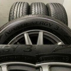 【TOYO NANOENERGY 3 plus 205/65R15】夏タイヤ【SEIN 15インチ 6J5HPCD114.3+53】18年製 バリ溝 ステップワゴン ストリーム等　(TG871)クレジットカード QRコード決済可能