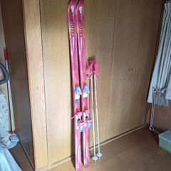 スキー板170cm&ストック115㎝セット