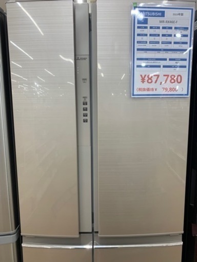 6ﾄﾞｱ冷蔵庫 MITSUBISHI MR-RX46E-F 2019年製 462L 279